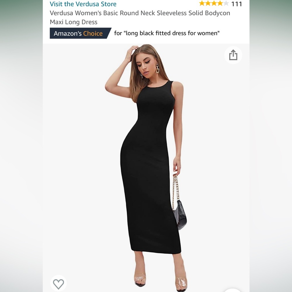 2/$25 NWT black knit maxi sleeveless dress